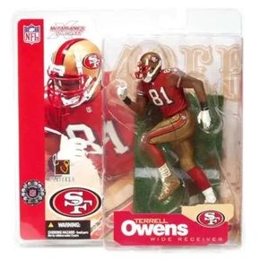 NIP Mc Farlanes Toys NFL SF 49ers sports Pick Football Series 4 Terrell Owens